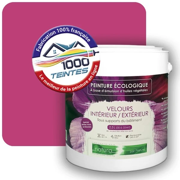 Peinture Natura Tassili® Telemagenta (RAL Classic 4010) Intérieur/Extérieur VELOURS
