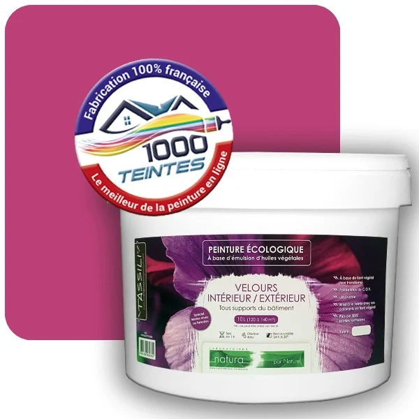 Peinture Natura Tassili® Telemagenta (RAL Classic 4010) Intérieur/Extérieur VELOURS