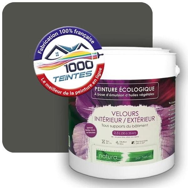 Peinture Natura Tassili® Les Verts pleins (Mille Teintes E25-85) Intérieur/Extérieur VELOURS