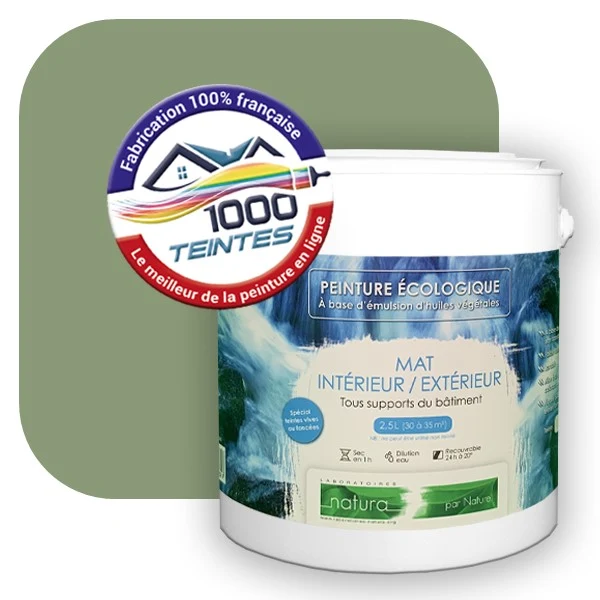 Peinture Natura Tassili® Vert Pâle (RAL Classic 6021) Intérieur/Extérieur MAT