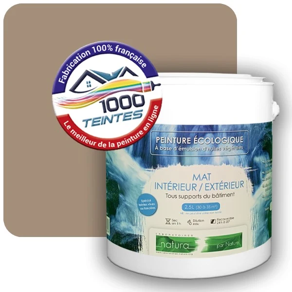 Peinture Natura Tassili® Beige Gris (RAL Classic 1019) Intérieur/Extérieur MAT