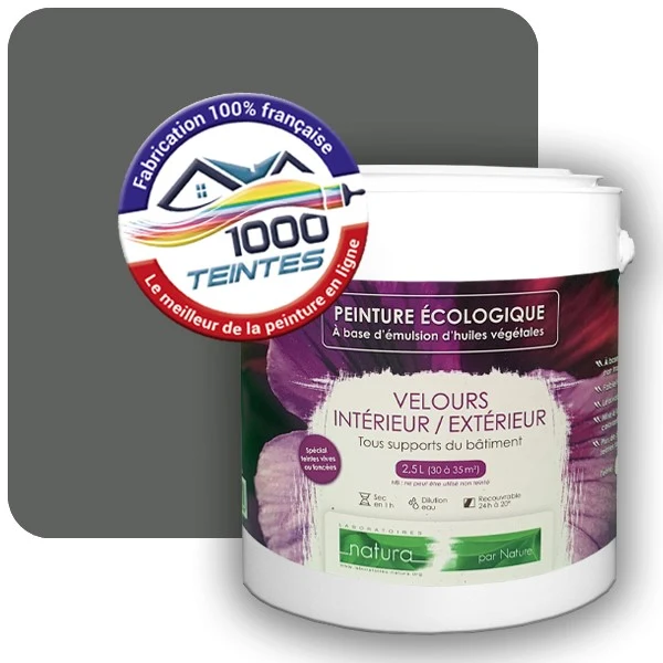 Peinture Natura Tassili® Les Verts (Mille Teintes E11-60) Intérieur/Extérieur VELOURS