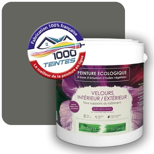 Peinture Natura Tassili® Les Verts (Mille Teintes E11-59) Intérieur/Extérieur VELOURS