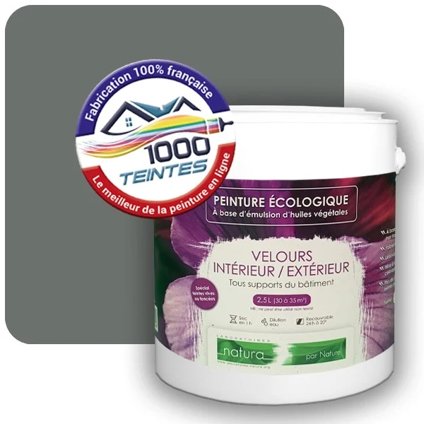 Peinture Natura Tassili® Les Verts (Mille Teintes E11-58) Intérieur/Extérieur VELOURS