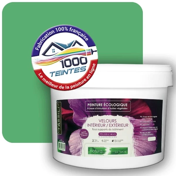 Peinture Natura Tassili® Les Verts (Mille Teintes E11-44) Intérieur/Extérieur VELOURS