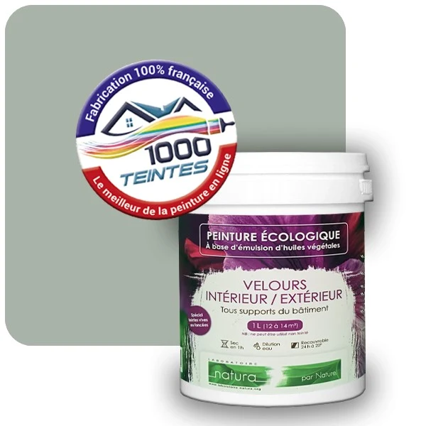 Peinture Natura Tassili® Les Verts (Mille Teintes E11-37) Intérieur/Extérieur VELOURS