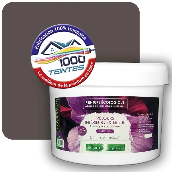 Peinture Natura Tassili® Les Bruns pleins (Mille Teintes E25-44) Intérieur/Extérieur VELOURS
