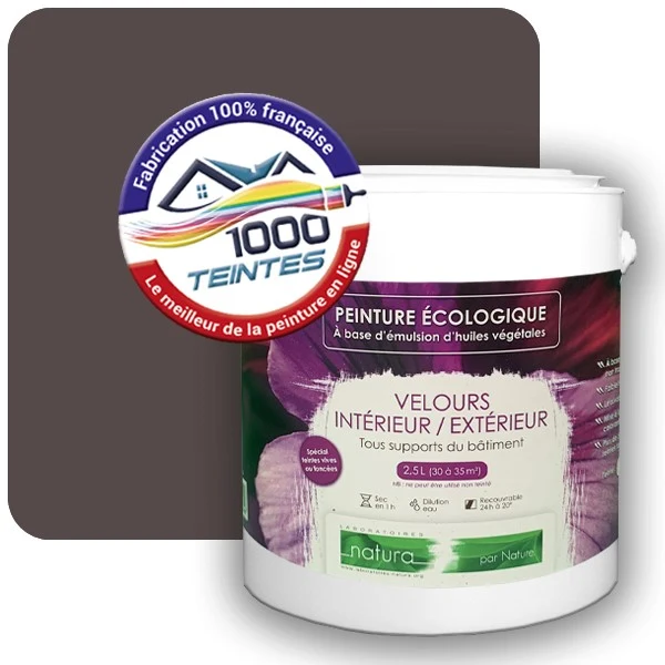 Peinture Natura Tassili® Les Bruns pleins (Mille Teintes E25-30) Intérieur/Extérieur VELOURS