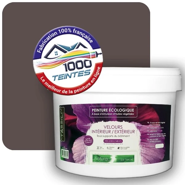 Peinture Natura Tassili® Les Bruns pleins (Mille Teintes E25-29) Intérieur/Extérieur VELOURS