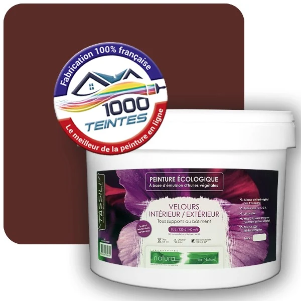Peinture Natura Tassili® Les Bruns pleins (Mille Teintes E25-25) Intérieur/Extérieur VELOURS