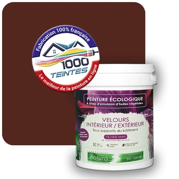 Peinture Natura Tassili® Les Bruns pleins (Mille Teintes E25-24) Intérieur/Extérieur VELOURS