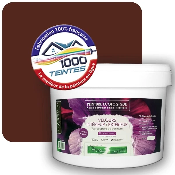 Peinture Natura Tassili® Les Bruns pleins (Mille Teintes E25-24) Intérieur/Extérieur VELOURS