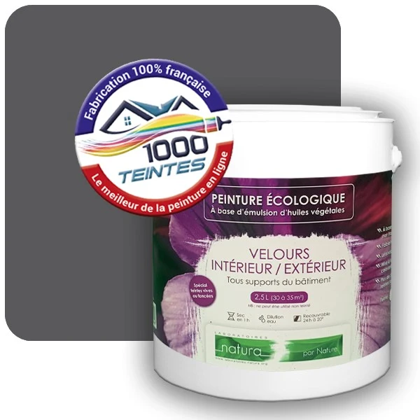 Peinture Natura Tassili® Les Violets (Mille Teintes E15-60) Intérieur/Extérieur VELOURS