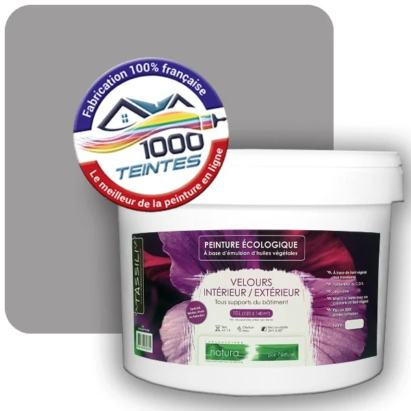 Peinture Natura Tassili® Les Violets (Mille Teintes E15-58) Intérieur/Extérieur VELOURS