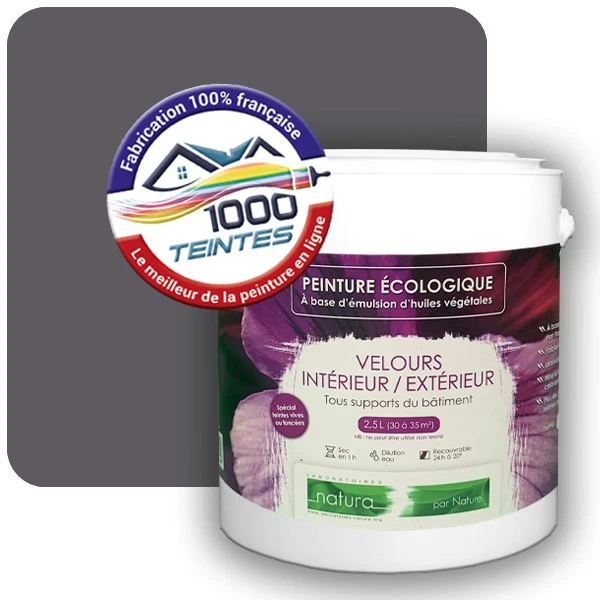 Peinture Natura Tassili® Les Violets (Mille Teintes E15-20) Intérieur/Extérieur VELOURS