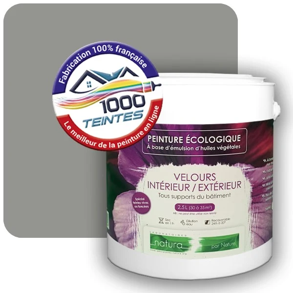 Peinture Natura Tassili® Les Verts (Mille Teintes E9-39) Intérieur/Extérieur VELOURS