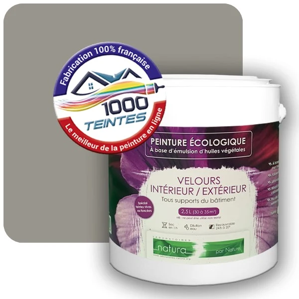 Peinture Natura Tassili® Les Verts (Mille Teintes E9-18) Intérieur/Extérieur VELOURS