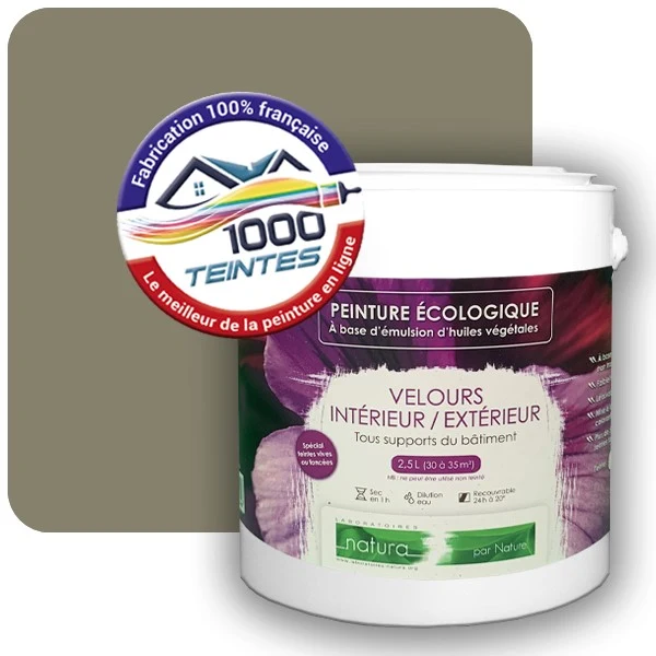 Peinture Natura Tassili® Les Jaunes (Mille Teintes E8-59) Intérieur/Extérieur VELOURS