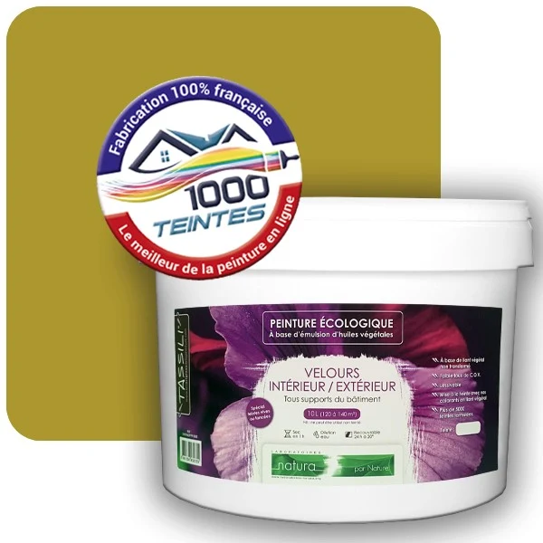 Peinture Natura Tassili® Les Jaunes (Mille Teintes E8-45) Intérieur/Extérieur VELOURS
