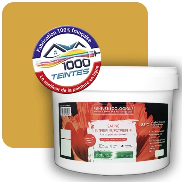 Peinture Natura Tassili® Les Jaunes (Mille Teintes E7-29) Intérieur/Extérieur SATIN