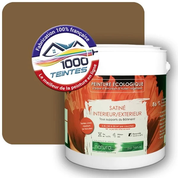 Peinture Natura Tassili® Les Bruns (Mille Teintes E5-15) Intérieur/Extérieur SATIN