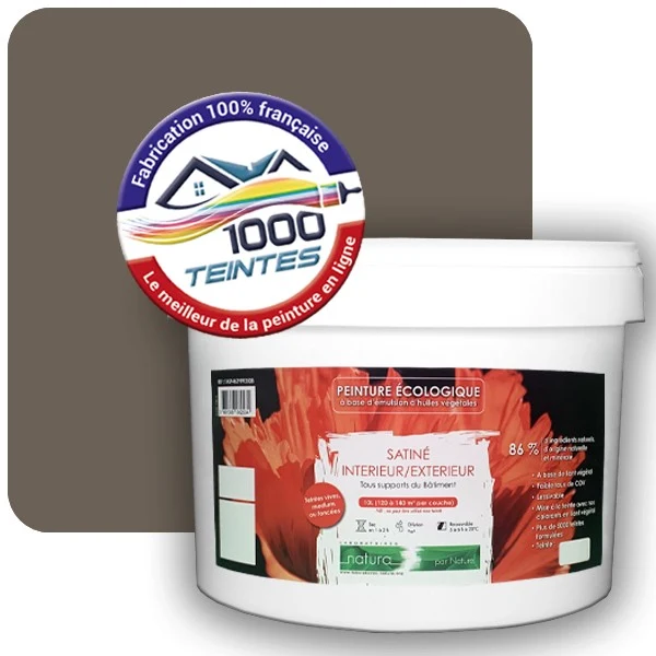 Peinture Natura Tassili® Les Bruns pleins (Mille Teintes E25-42) Intérieur/Extérieur SATIN