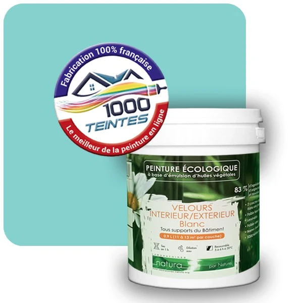 Peinture Natura Tassili® Les Verts (Mille Teintes E12-43) Intérieur/Extérieur VELOURS