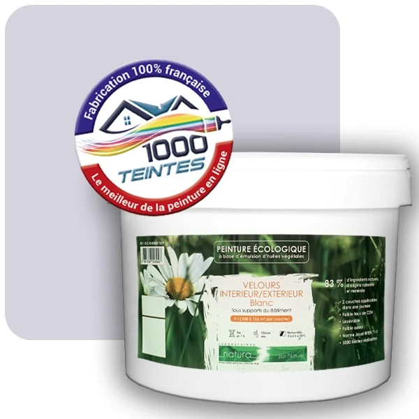 Peinture Natura Tassili® Les Violets (Mille Teintes E15-31) Intérieur/Extérieur VELOURS