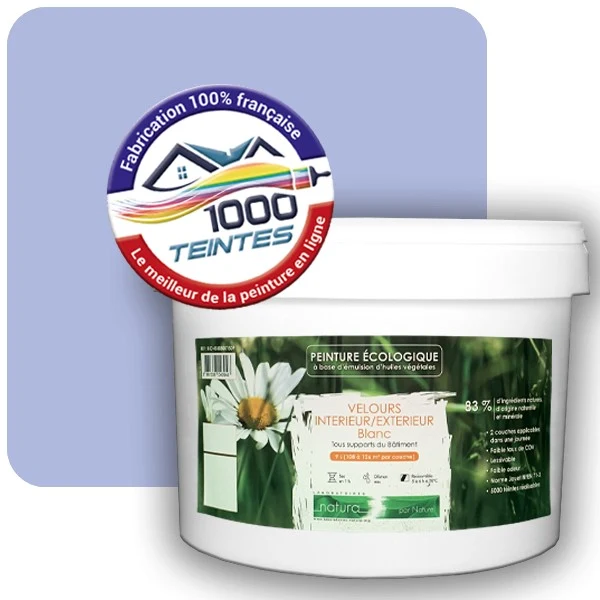 Peinture Natura Tassili® Les Violets (Mille Teintes E15-3) Intérieur/Extérieur VELOURS