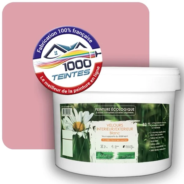 Peinture Natura Tassili® Les Roses (Mille Teintes E1-48) Intérieur/Extérieur VELOURS