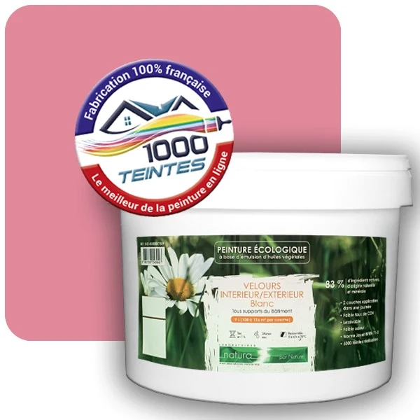 Peinture Natura Tassili® Les Roses (Mille Teintes E1-44) Intérieur/Extérieur VELOURS