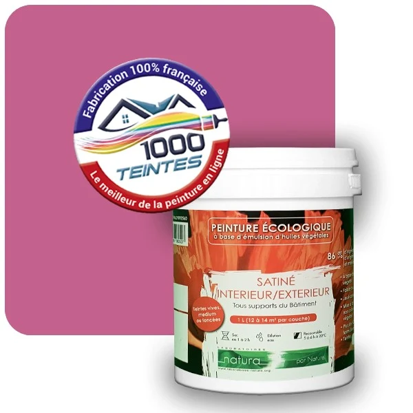 Peinture Natura Tassili® Violet Bruyère (RAL Classic 4003) Intérieur/Extérieur SATIN