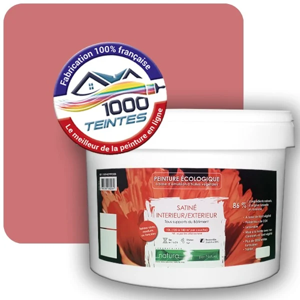Peinture Natura Tassili® Vieux Rose (RAL Classic 3014) Intérieur/Extérieur SATIN