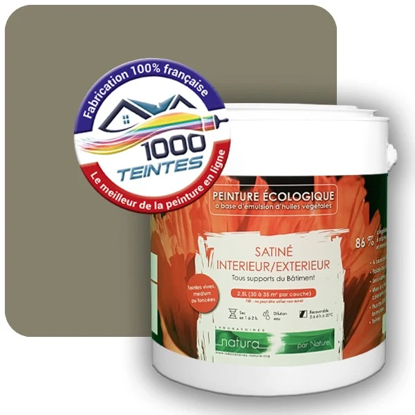 Peinture Natura Tassili® Les Jaunes (Mille Teintes E8-59) Intérieur/Extérieur SATIN