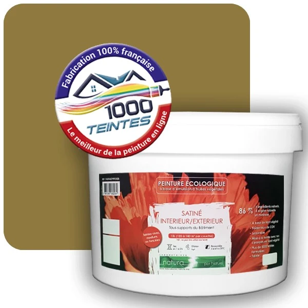 Peinture Natura Tassili® Les Jaunes (Mille Teintes E8-35) Intérieur/Extérieur SATIN