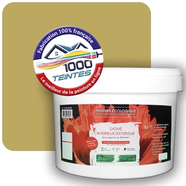 Peinture Natura Tassili® Les Jaunes (Mille Teintes E8-28) Intérieur/Extérieur SATIN