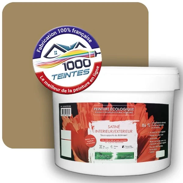 Peinture Natura Tassili® Les Jaunes (Mille Teintes E7-59) Intérieur/Extérieur SATIN