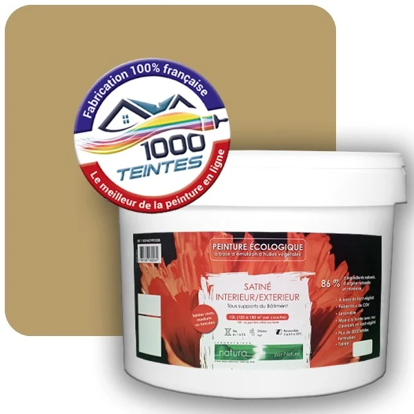 Peinture Natura Tassili® Les Jaunes (Mille Teintes E7-33) Intérieur/Extérieur SATIN