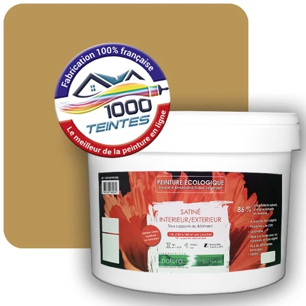 Peinture Natura Tassili® Les Jaunes (Mille Teintes E7-13) Intérieur/Extérieur SATIN