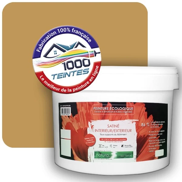 Peinture Natura Tassili® Les Jaunes (Mille Teintes E6-54) Intérieur/Extérieur SATIN