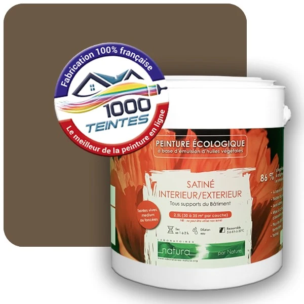 Peinture Natura Tassili® Les Jaunes (Mille Teintes E6-40) Intérieur/Extérieur SATIN