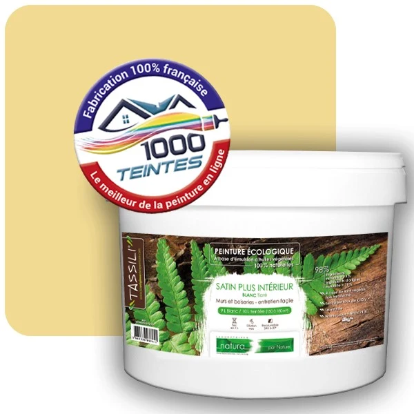 Peinture Natura Tassili® Les Jaunes (Mille Teintes E6-22) Intérieur SATIN