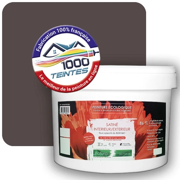 Peinture Natura Tassili® Les Bruns pleins (Mille Teintes E25-30) Intérieur/Extérieur SATIN