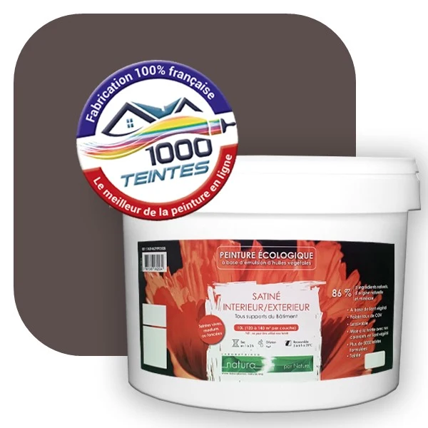 Peinture Natura Tassili® Les Bruns pleins (Mille Teintes E25-29) Intérieur/Extérieur SATIN