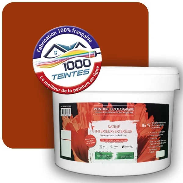 Peinture Natura Tassili® Les Bruns pleins (Mille Teintes E25-21) Intérieur/Extérieur SATIN
