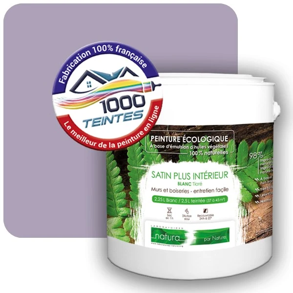 Peinture Natura Tassili® Les Violets (Mille Teintes E15-53) Intérieur SATIN