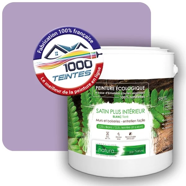 Peinture Natura Tassili® Les Violets (Mille Teintes E15-44) Intérieur SATIN