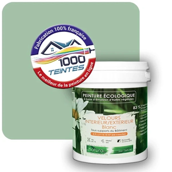 Peinture Natura Tassili® Les Verts (Mille Teintes E11-53) Intérieur/Extérieur VELOURS