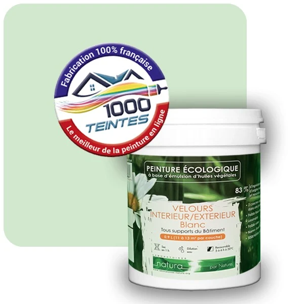 Peinture Natura Tassili® Les Verts (Mille Teintes E11-41) Intérieur/Extérieur VELOURS