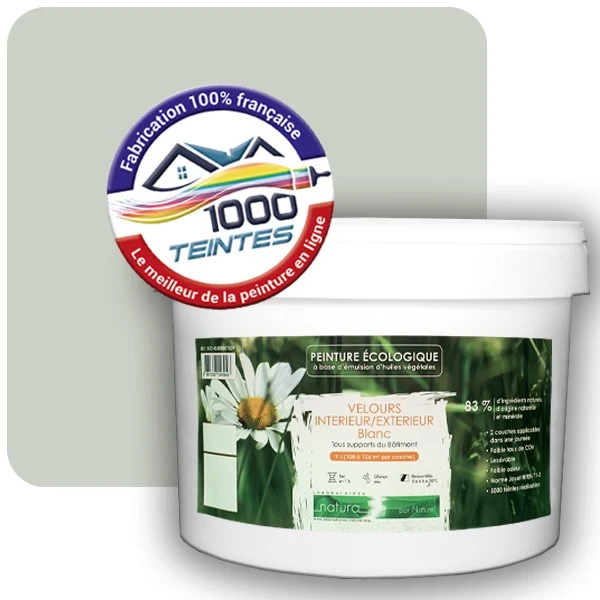 Peinture Natura Tassili® Les Verts (Mille Teintes E11-36) Intérieur/Extérieur VELOURS